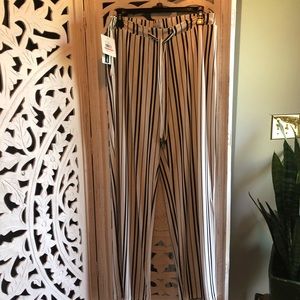 A comfortable pair of Black/White Stripes Pants